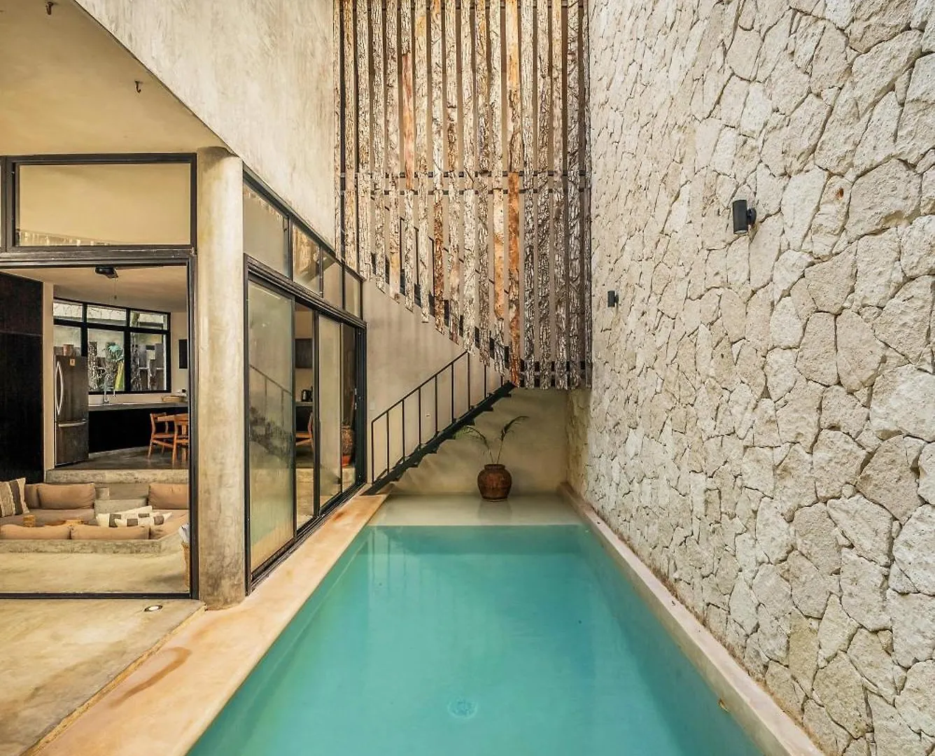 빌라 2 Tropical Bohemian Villas-2 Priv Pool-Bbq 3A-3B 툴룸