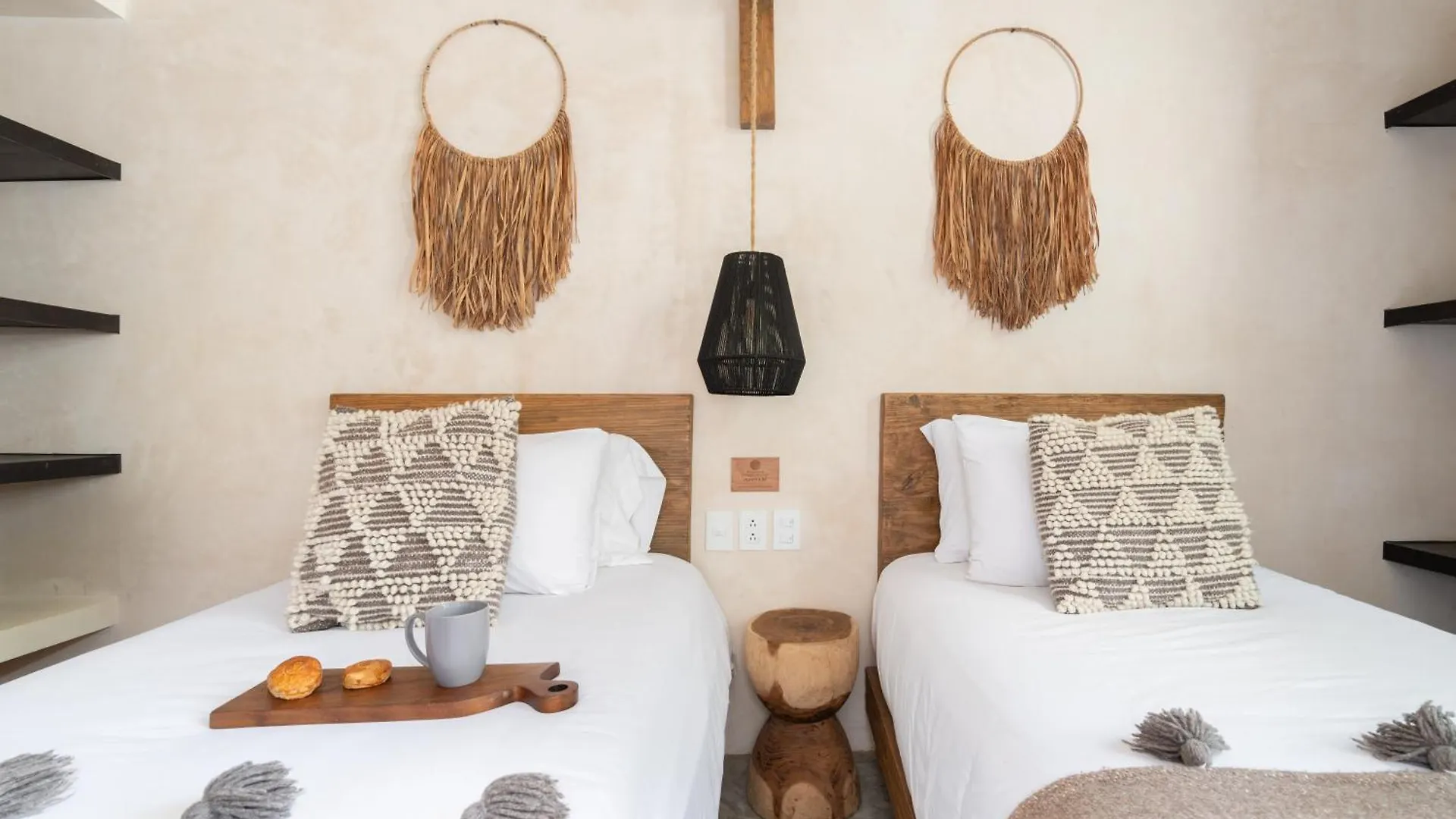 빌라 2 Tropical Bohemian Villas-2 Priv Pool-Bbq 3A-3B 툴룸