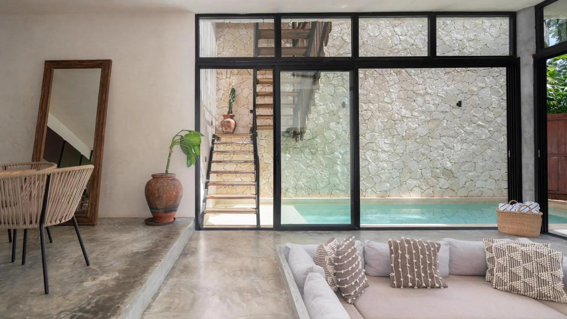 2 Tropical Bohemian Villas-2 Priv Pool-Bbq 3A-3B 툴룸 0*,